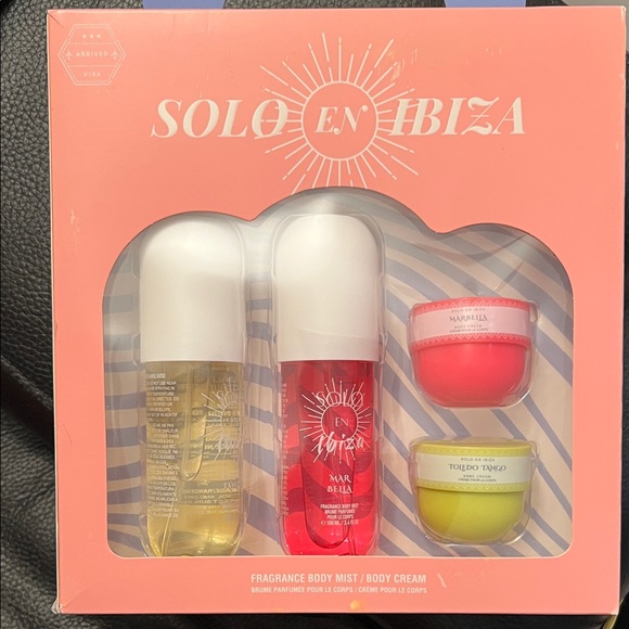 SOLO EN IBIZA 4 piece FRAGRANCE BODY MIST and BODY CREAM SET-NIB - Picture 4 of 6